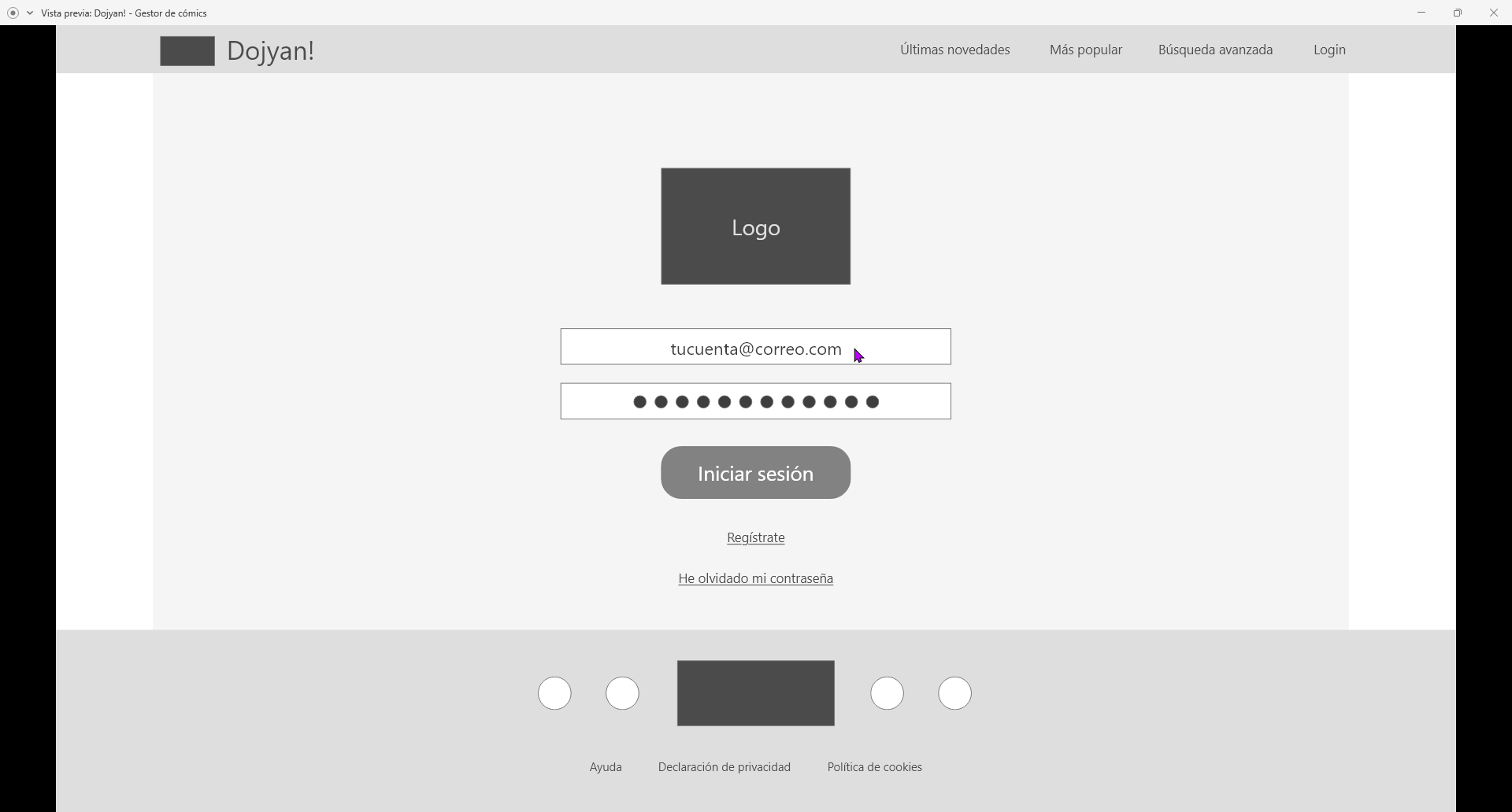 Prototipo de baja definición del proyecto "Dojyan!"